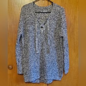 Aerie Sweater with lace up detail